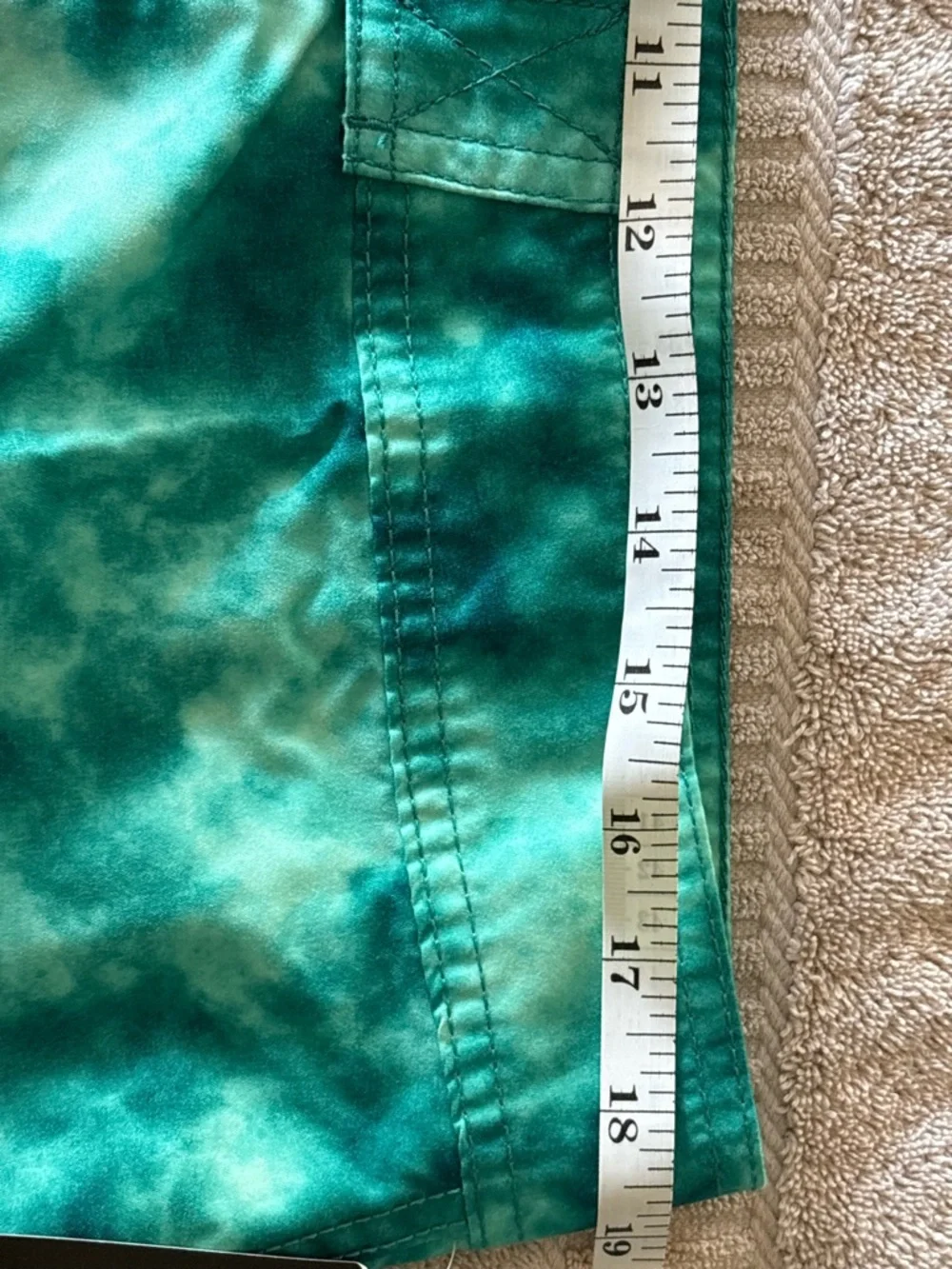 Kanu Surf Teal Green Tie-Dye Boardshorts